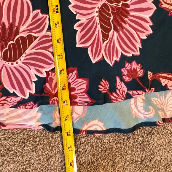 Farm Rio NWT Women's Size XS Flower Delicacy Paisley Slip Dress Y2K Retro $210 - Picture 13 of 13